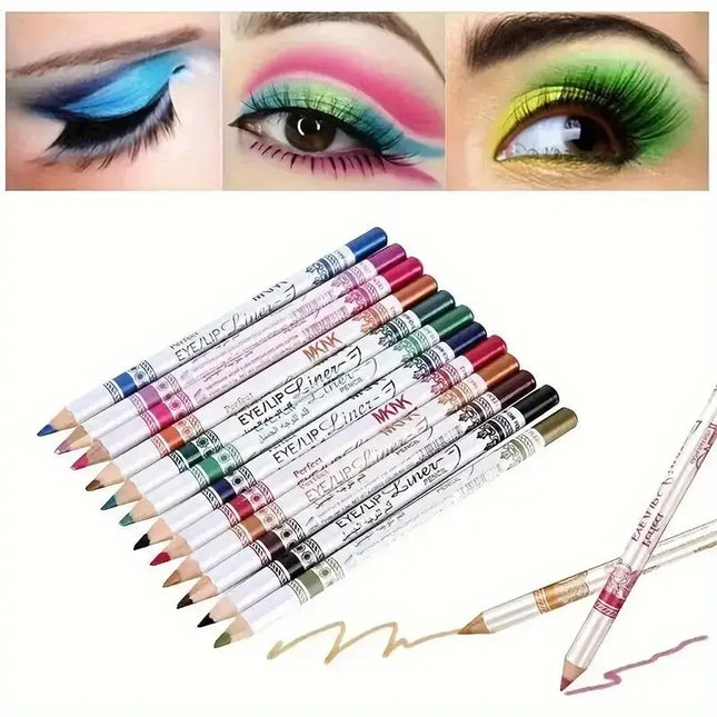 12 Colors Waterproof Lip Liner Set for Smooth and Precise Lip Contouring Long-Lasting Makeup and Bold Lip Definition