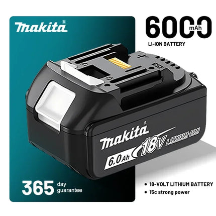 Makita 18V 6.0Ah Battery Original Lithium ion Rechargeable Battery 18V 6000mAh Replacement Battery BL1860 BL1850 BL1860B🏆🏆🏆
