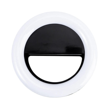 1Set Adjustable LED Ring Light Makeup Fill Light for Video Chat Live Streaming Photography Selfie Brightening Face Slimming