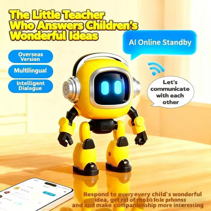 Doubao AI Robot DeepSeek Large Model Voice Interactive Desktop Toy For Kids 37 Languages Storytelling Children Song Weather