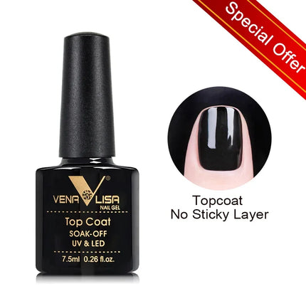 7.5ml Venalisa TPO FREE HEMA FREE Gorgeous Color Nail Gel Polish Long Wear Soak Off UV LED Gel Varnish Nail Manicure Gel Varnish