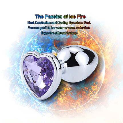 S/M/L Anal Plug Metal Adult Sex Toys For Women Men Crystal Erotic Bullet Butt Plug Stimulator Prostate Massager Intimate Goods