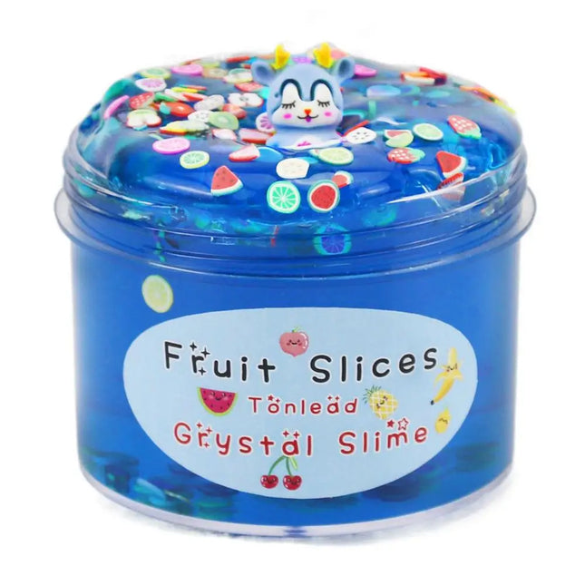 70ml Clear Slime Crystal Putty Soft Jelly Clay Fluffy DIY Clay Stretchy Toy Fake Cotton Candy Stress Relief Toys For Kids Adults