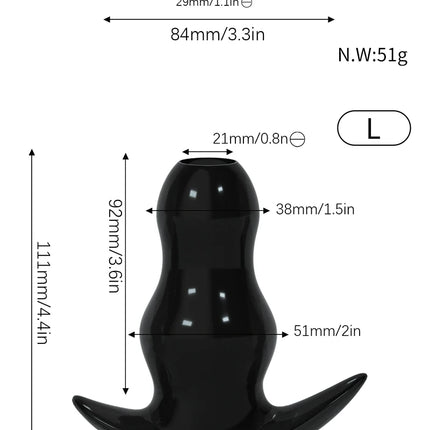 5 Sizes Hollow Anal Plug/Dilator/Dildo Soft Speculum Prostate Massager Butt Plug Set Intimate/Enema Sex Toys For Women Men Gay