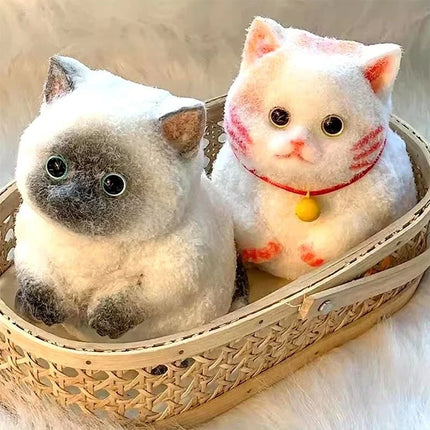 Cute Animal Cat Squishy Toy Ultra Soft Stress Relief Squeeze Fidget Toy Kawaii Sensory Toy for Kids Anxiety Relief Desk Decor