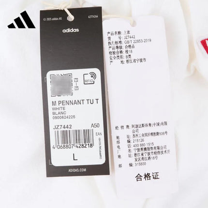 Adidas Men's Pennant T-Shirt - Sports Leisure Short Sleeve Tee / T-Shirt Adidas Homme Pennant - Tee Sport Loisir Manches Courtes