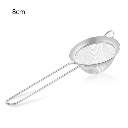1/3/4Pcs/Set Stainless Steel Wire Fine Mesh Oil Strainer Flour Colander Sieve Sifter Pastry Baking Tools Kitchen Accessories