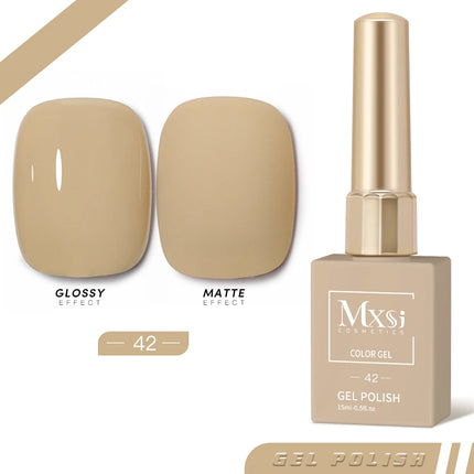 Mxsi Nails Polish 60 Colors Semi Permanent Nail Polish 15ml UV Lamp Nail Polish Hybrid Nail Art Salon Varnish Not Set