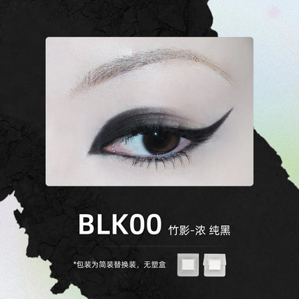 DRAMO Single Color Eyeshadow Palette Matte High Color Blendable Gothic Smoky East to Wear Longlasting Non-fading Eye Makeup