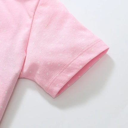 Little maven 2026 Summer Toddlers Children's Clothing Birthday Gifts Sika Deer T shirts Cartoon Baby Girls Kids Clothes Cotton