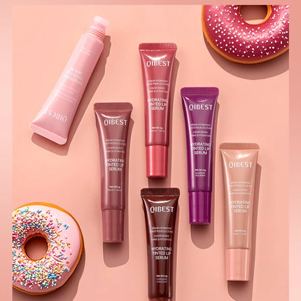 QIBEST Crystal Lip Balm Moisturizing Lip Gloss Oil Jelly Lipgloss Long Lasting Liquid Lipstick Hydrating Tinted Lip Serum Makeup