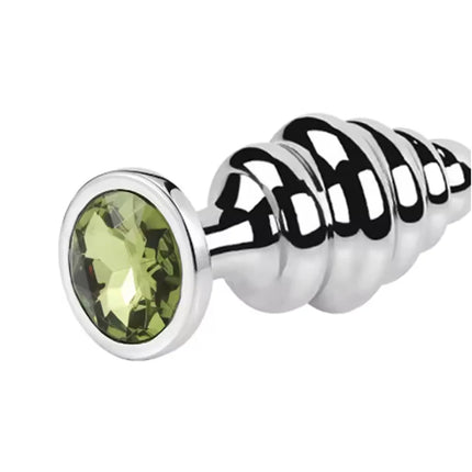 Metal Anal Plug Stainless Steel Butt Plug With Jewelry Colorful Crystal Anus Plug Adults Sex Toys for Men Women Gay Adult Game