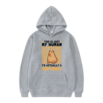 Funny Animals Capybara Print Hoodies Men Women Cartoon Hooded Sweatshirt Harajuku Student Hoodie Casual Streetwear Tracksuits