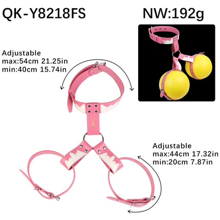 NSFU Adjustable Breast Binder BDSM Bra Nipple Pleasure Chest Bondage Nipples Sex Toys Erotic Tools for Women Couple Flirting