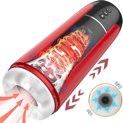 Automatic Male Mastubator Vibration Blowjob Machine for Men Masturbation Cup Sex Toys Adult Goods for Men Masturbate Supplies