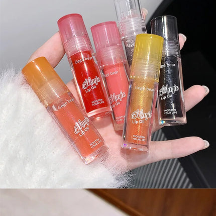 Fruit extract moisturizing lip balm water-shining mirror moisturizing and moisturizing autumn and winter lipstick base lip gloss