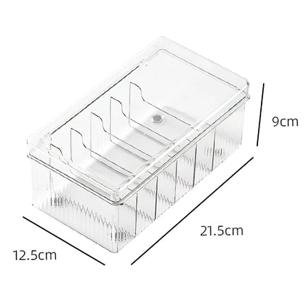 Eyelash Storage Box With Lid Desktop Cosmetics organization Tool Acrylic Transparent Case Holder Exclusively For Makeup supplies