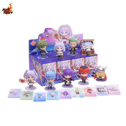 Hot Toys Frieren COSBI Blind Box Mini Figure Anime Doll Trendy Toy Action Figure Desktop In-Vehicle Ornament Mystery Box Gift