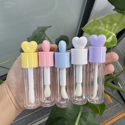 10/30/50PCS New 4ml /6ml Empty Plastic Lip Gloss Tube Empty Liquid Lipstick Tube Lip Oil Bottle Mini Sample Bottle Makeup Tool