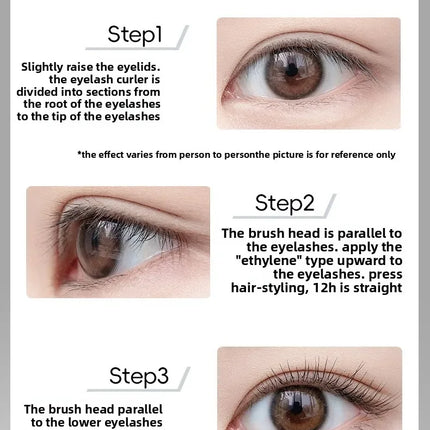 Steel Tube Mascara-Special Spiral Brush,Waterproof LongLasting Silk Fiber Mascara,keep Each Eyelash Curled for aLong Time Makeup