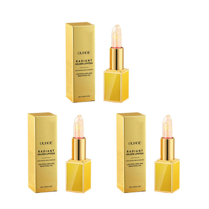 Gold Foil Moisturizing Lip Balm Moisturizes Brighten Lips Care Prevents Cracking Long Lasting No Fading Makeup Gloss Lipstick