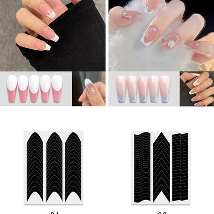 Nail Art Stickers & Tweezers / Stickers Ongles & Pince