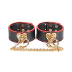 Black Red handcuffs