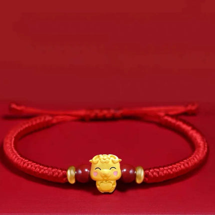 12 Constellation Zodiac Sign Charm Braided Bracelets Men Women Classics Red Rope Bracelet & Bangle Birthday Gift Party Jewelry