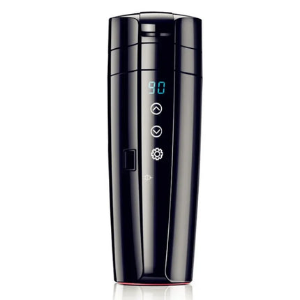 12V 24V Smart  Car Heating Cup Electric Kettle Stainless Steel Thermal Insulation Control Touch LCD Display Travel Coffee Mug