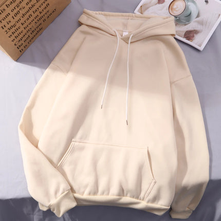 Fashion Men Women Hoodie Casual Hoodies Pullovers Sweatshirts Couple Tops Solid Color Hooded Spring Autumn Warm Fleece Hoody