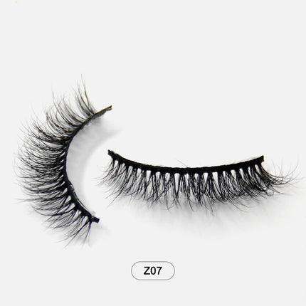 Dropshiping Makeup  Mink Lashes Fluffy Soft Full Fake Eyelashes Natural False Eyelashes Wispy Lash Extension