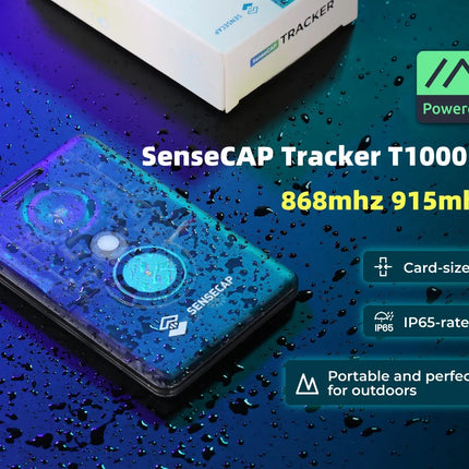 Sensecap T1000 E Meshtastic 868MHz Tracker Lora with LR1110,nRF52840,AG3335 GPS, IP65 Indoor&Outdoor Positioning, Motion Sensor