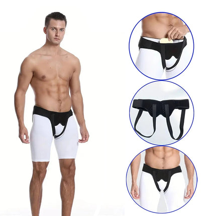 TRALOW Adjustable Hernia Support Strap For Male & Female Inguinal Pain Relief And Postoperative Recovery,Suitable For Body Care