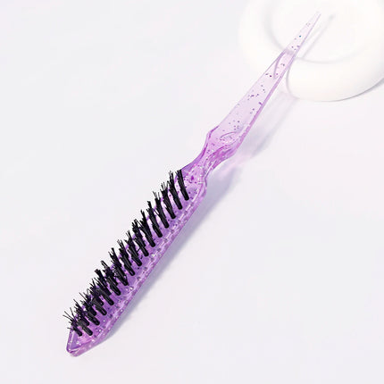 1 shiny hair brush, salon back grooming brush, mouse tail grooming brush, back grooming styling tool, special for real hair wigs