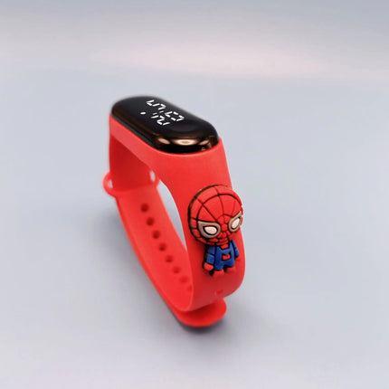 Marvel Children's Watch Cartoon Fashion Watches Electronic Digital LED Display Watches Waterproof Holiday Gift Kids Watches