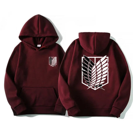 Attack on Titan Men's Hoodies Anime Hoodies Men and Women Streetwear Pullover Harajuku Shingeki No Kyojin Hoodies Sweatshirt