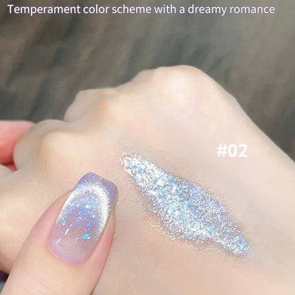 MIANEL 12ML 2026 New Tyndall Cat Eye Gel Nail Polish Flash Whitening Small Light Bulb Crystal Nail Polish Pink Nails 1-5pcs