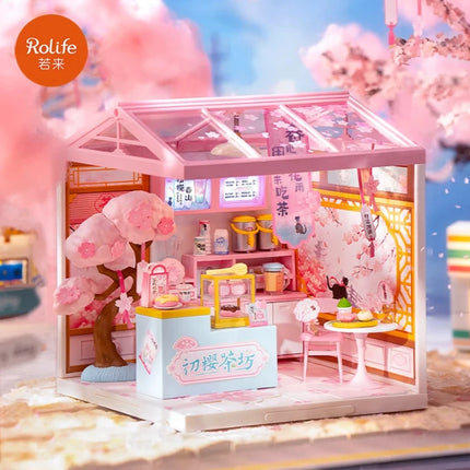 Jointly-designed Animation Super World Store Handmade DIY House Assembly Model Toy Puzzle Ornament Building Blocks Birthday Gift