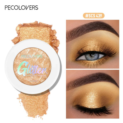 Monochrome Highlights Eye Shadow Mud Mashed Potato Bright Mirror Crystal White Pearl Light Glitter Eyeshadow Palette