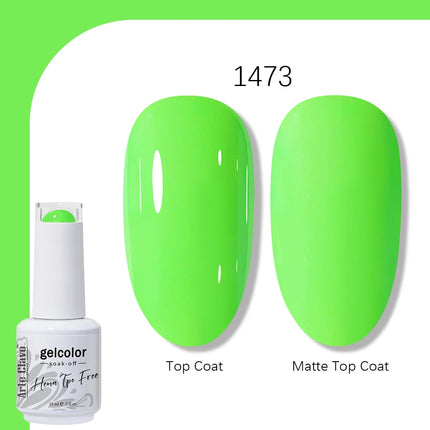 Arte Clavo TPO FREE HEMA FREE Gel Nail Polish UV Multi Use Semi Permanent Soak Off Autumn Winter Nail Art Hybrid Varnish 15ml