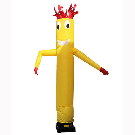 Air Inflatable Dancing Man, Inflatable Dancing Doll, Wacky Waving 10ft/3m Yellow, Inflatable Tube Guy, Strong Grid Cloth Construction, Easy Assemble, Clean with Damp Towel, Long Lasting, Scratch Resistant, for Advertising, Ou