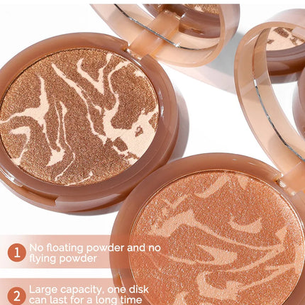 Truth'Key Mousse Bronzer,Matte Cement Brown Nose Shadow Facial Contouring Monochrome Natural Color Rendering 3D Makeup
