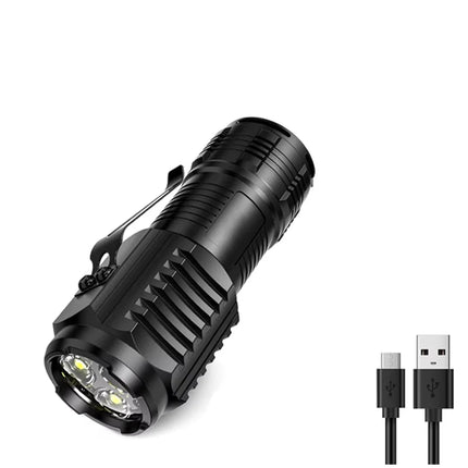 Ultra Bright LED Flashlight New Infrared Rechargeable Waterproof Torch with Pen Clip Magnetic Outdoor Camping Emergency Lanterna