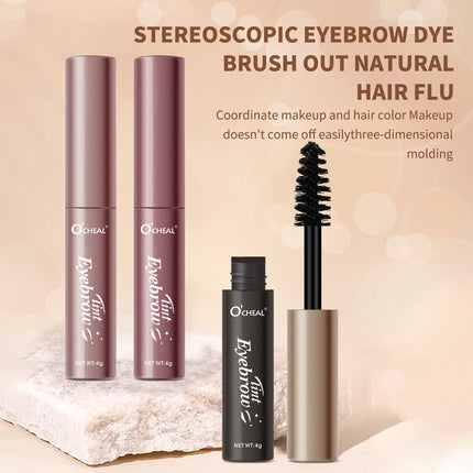 Ocheal Eyebrow Gel 4 Colors Long-lasting Fixed Eyebrow Waterproof Dyeing color Quick-dry Hose Transparent Eyebrow Gel Eye Makeup