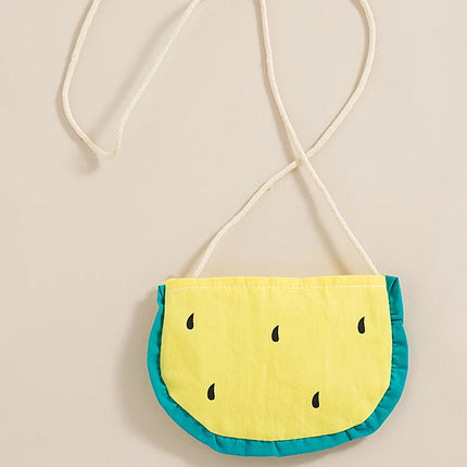 (0-3 Year Old Baby Girl Dress) Summer New Cute Watermelon Style Children'S Sleeveless Clothes With Free Watermelon Bag