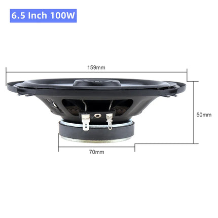 2pcs 4/5/6.5 Inch 88dB 2 Way Car Coaxial Speakers 12V Vehicle Door Auto Audio Music Stereo Full Range Frequency Hifi Speaker