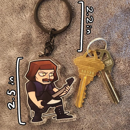 Metalocalypse Dethklok Acrylic Keycharm Officially Licensed Anime Keychain Collectible Accessory