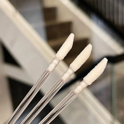 Wholesale 100/300PCS Disposable Lip Makeup Brushes - Lipstick Applicator Wands,  Eyelash Extension Beauty Tools Accessories