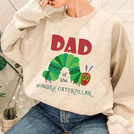 The Very Hungry Caterpillar Sweatshirt Cute Fnny Hungry Caterpillar Bookish Pullovers Man Women Retro Trend Cool Street Hoodies