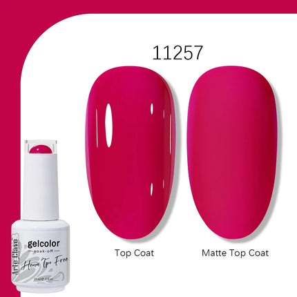 Arte Clavo TPO FREE HEMA FREE Gel Nail Polish UV Multi Use Semi Permanent Soak Off Autumn Winter Nail Art Hybrid Varnish 15ml